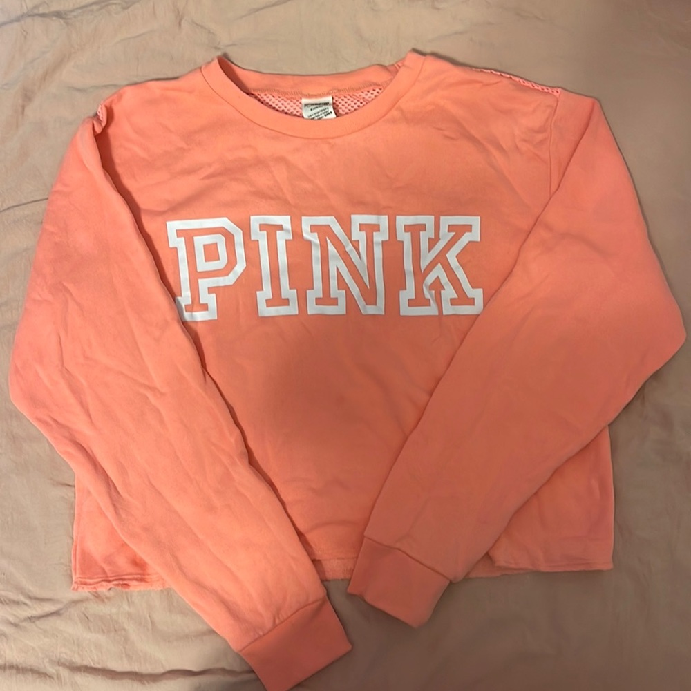 Pink Cropped Long sleeve